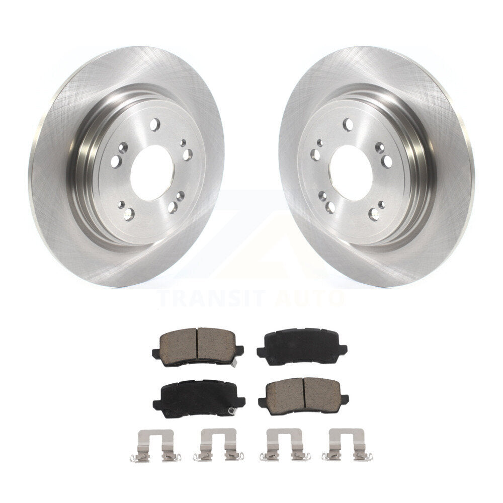 Kit de disques de frein à disque arrière et de plaquettes en céramique pour Acura RLX 2014-2020 K8C-101844