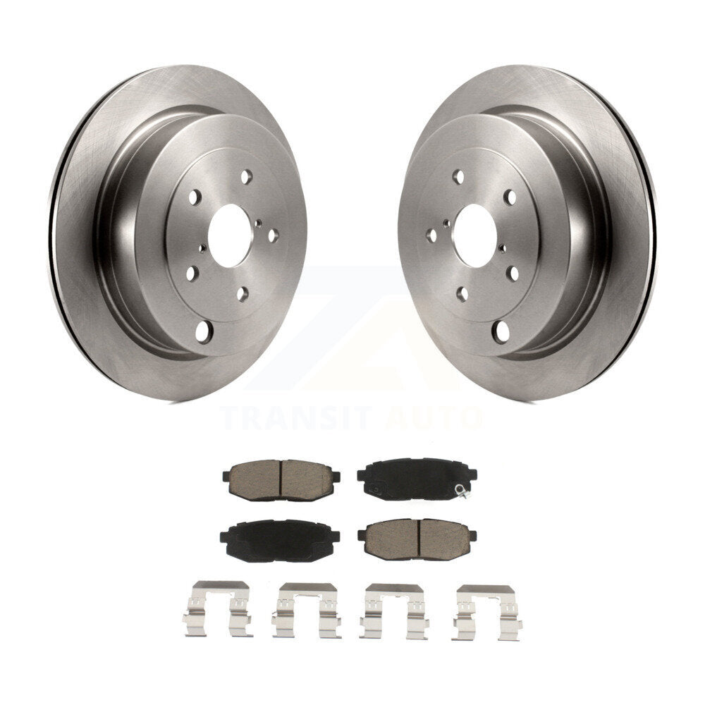 Kit de disques de frein à disque arrière et plaquettes en céramique pour Subaru Tribeca B9 K8C-101846