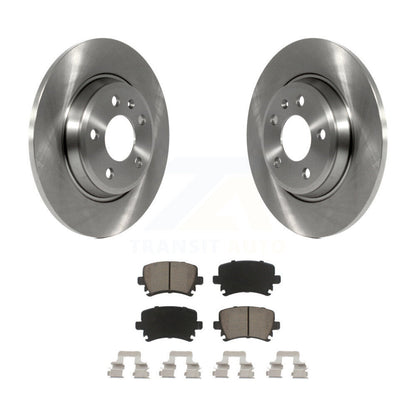 Kit de disques de frein à disque arrière et plaquettes en céramique pour Audi A4 Quattro Convertible 2009