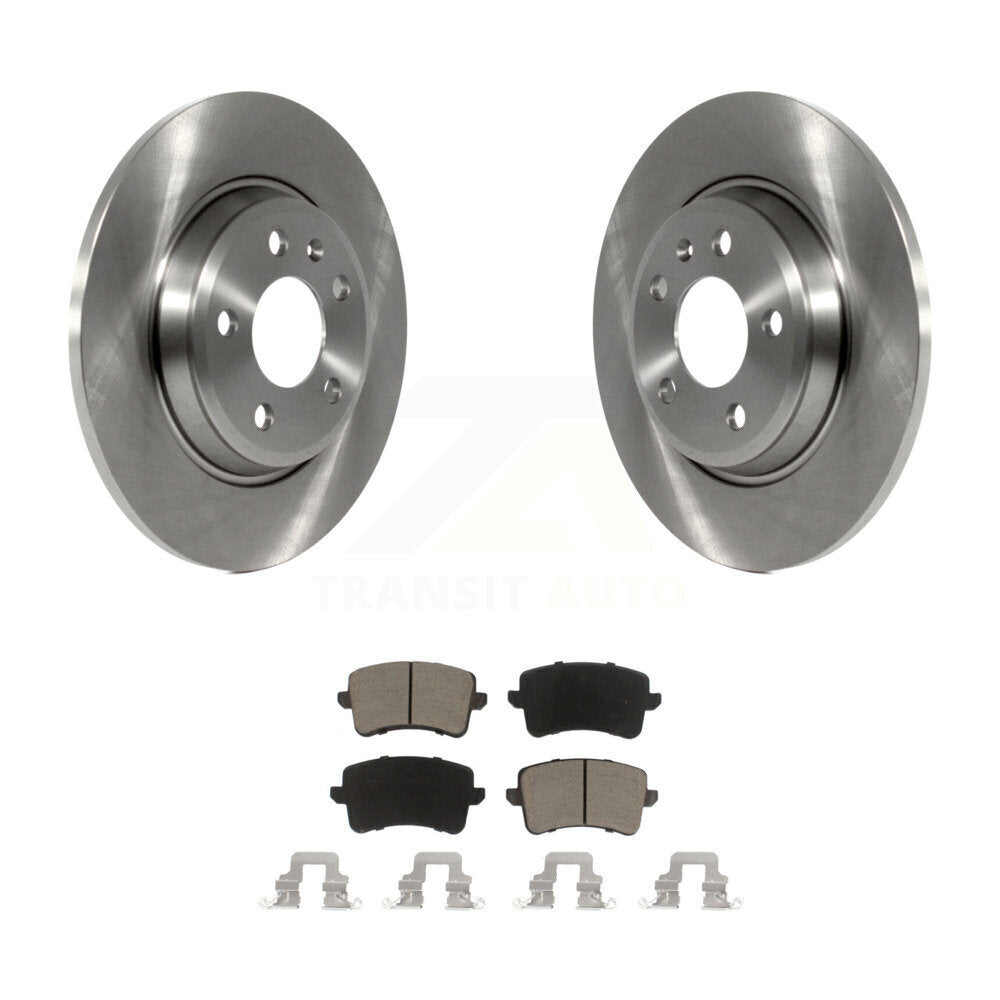 Kit de disques de frein à disque arrière et plaquettes en céramique, pour Audi Q5 A4 Quattro A5 allroad S