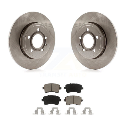 Kit de rotors de frein à disque arrière et plaquettes en céramique pour Audi A4 Quattro berline/Wago 2009