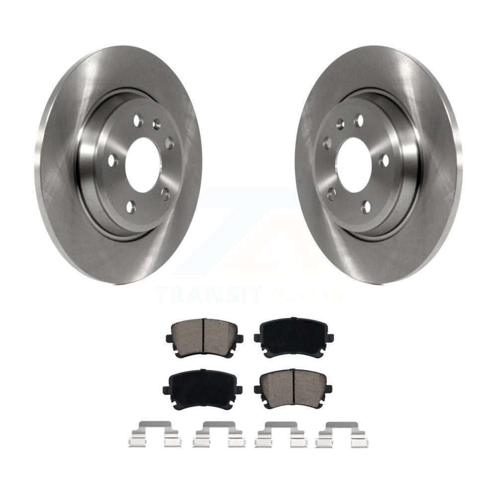Kit de disques de frein à disque arrière et plaquettes en céramique, pour Audi Q5 A4 allroad K8C-101851