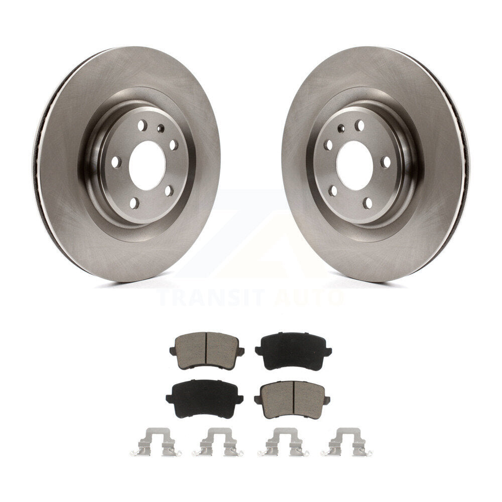 Kit de rotors de frein à disque arrière et plaquettes en céramique, pour Audi Q5 S4 A4 Quattro S5 SQ5 A5