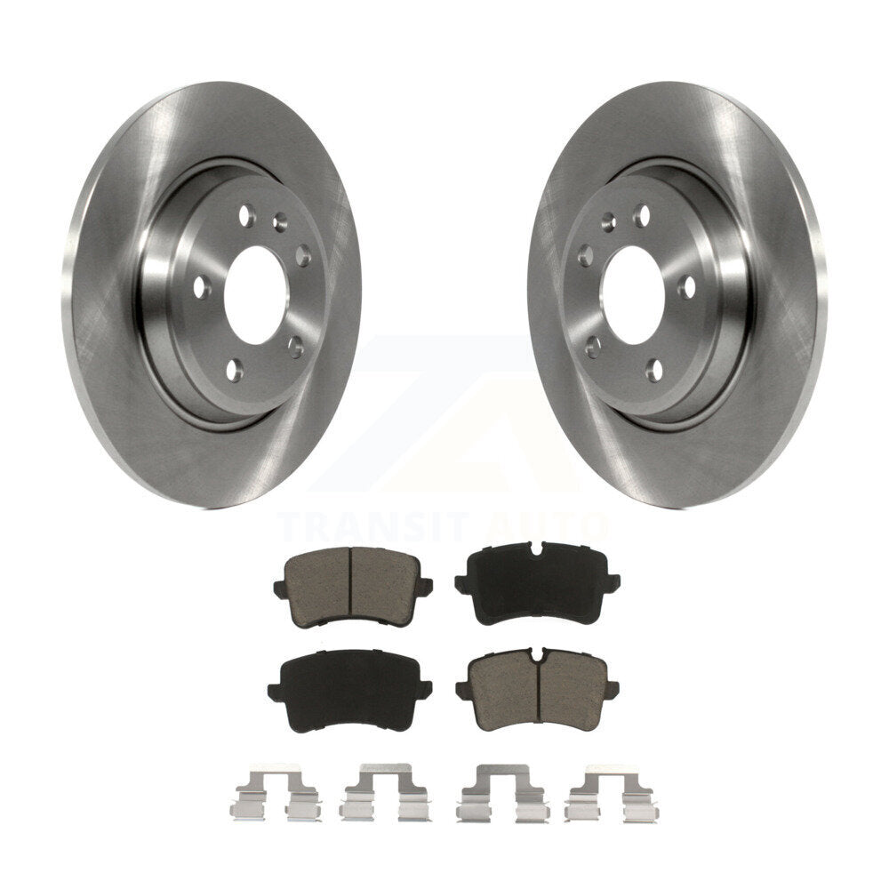 Kit de disques de frein à disque arrière et plaquettes en céramique pour Audi A7 Quattro A6 K8C-101854