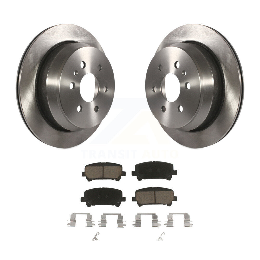 Kit de rotor de frein arrière et de plaquettes en céramique pour Chevrolet Colorado GMC Canyo 2015-2020