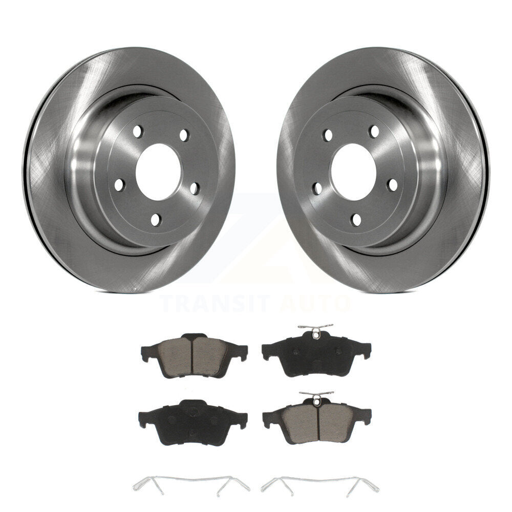 Kit de disques de frein à disque arrière et plaquettes en céramique pour Chevrolet Cobalt SS 2008-2010