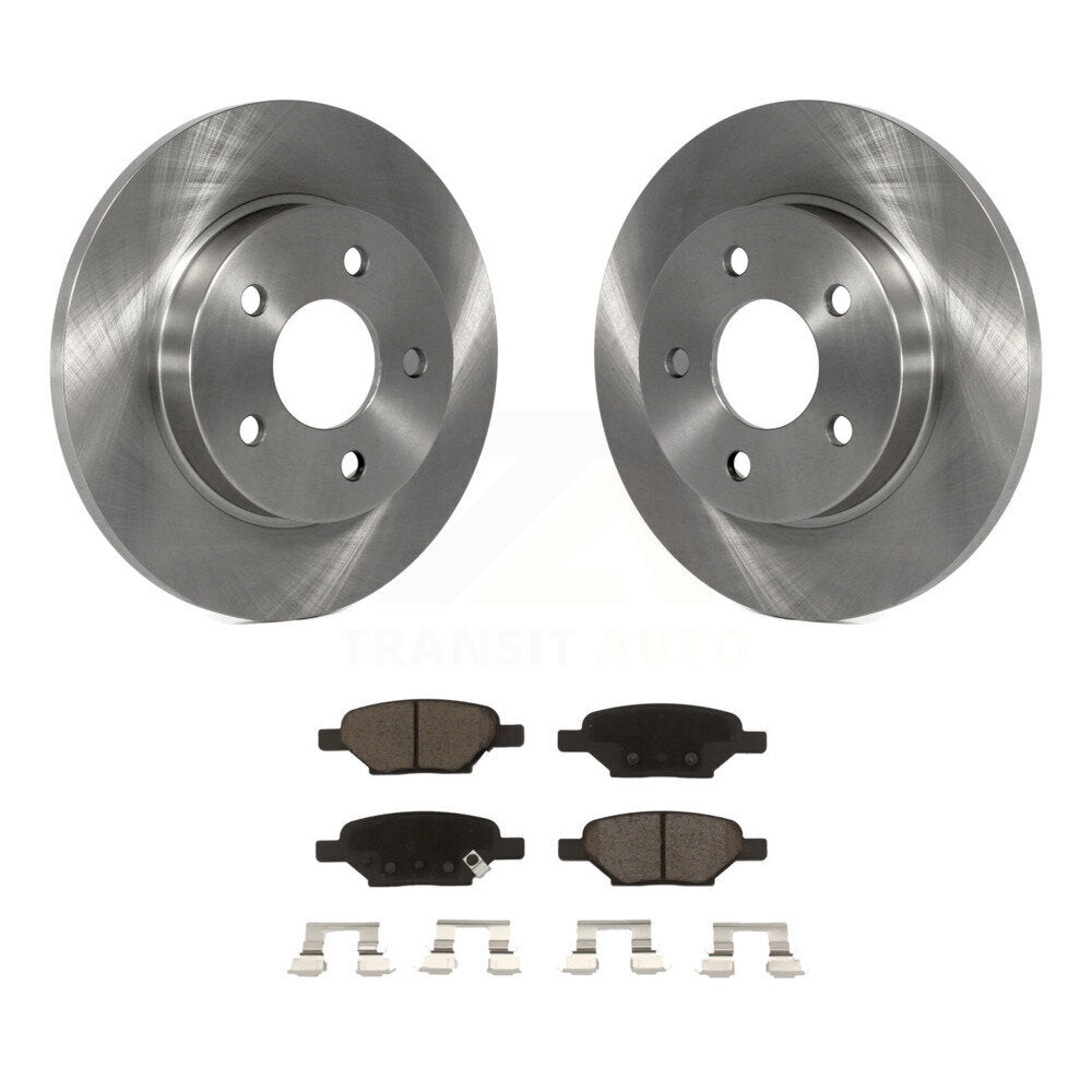 Kit de rotor de frein arrière et de plaquettes en céramique, pour Chevrolet Malibu Pontiac Cobalt G5 G6 Io