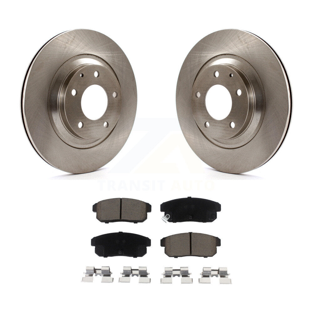 Kit de disques de frein à disque arrière et plaquettes en céramique pour Mazda RX-8 2004-2011 K8C-101862