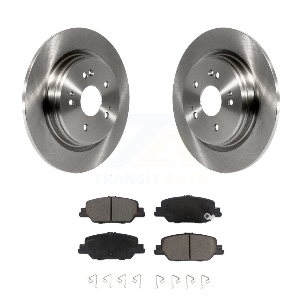 Kit de disques de frein à disque arrière et plaquettes en céramique pour Honda CR-V 2017-2024 K8C-101863