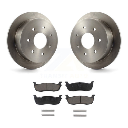 Kit de rotors de frein à disque arrière et plaquettes en céramique pour Ford F-150 F-250 HD K8C-101866