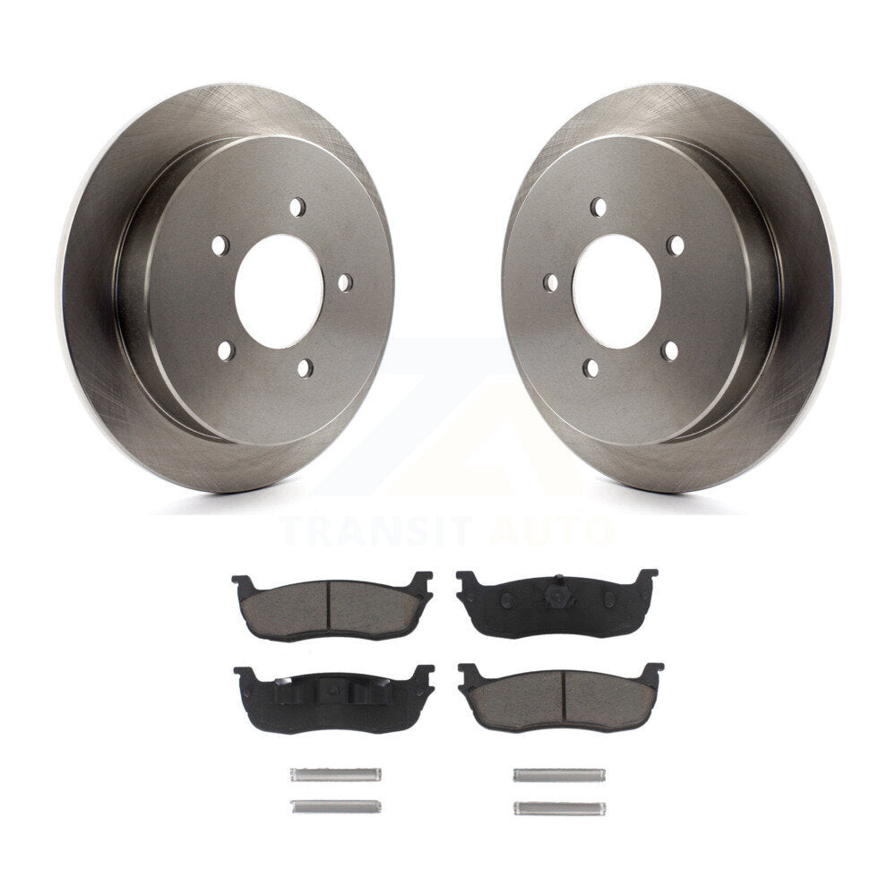 Kit de rotor de frein arrière et de plaquettes en céramique pour Ford F-150 Expedition Lincoln Navigato