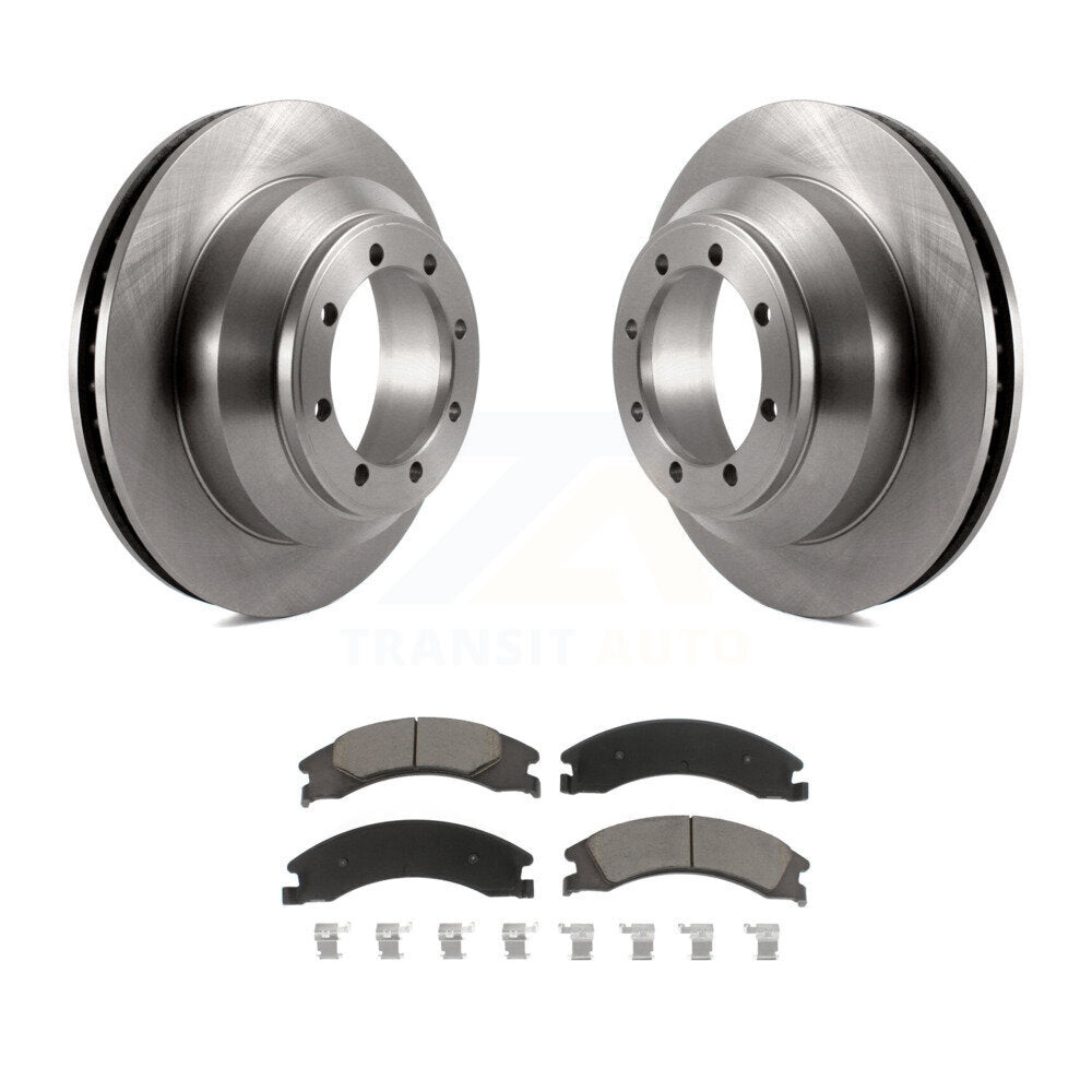 Kit de rotors de frein à disque arrière et plaquettes en céramique pour Ford E-350 Super Duty Econoline