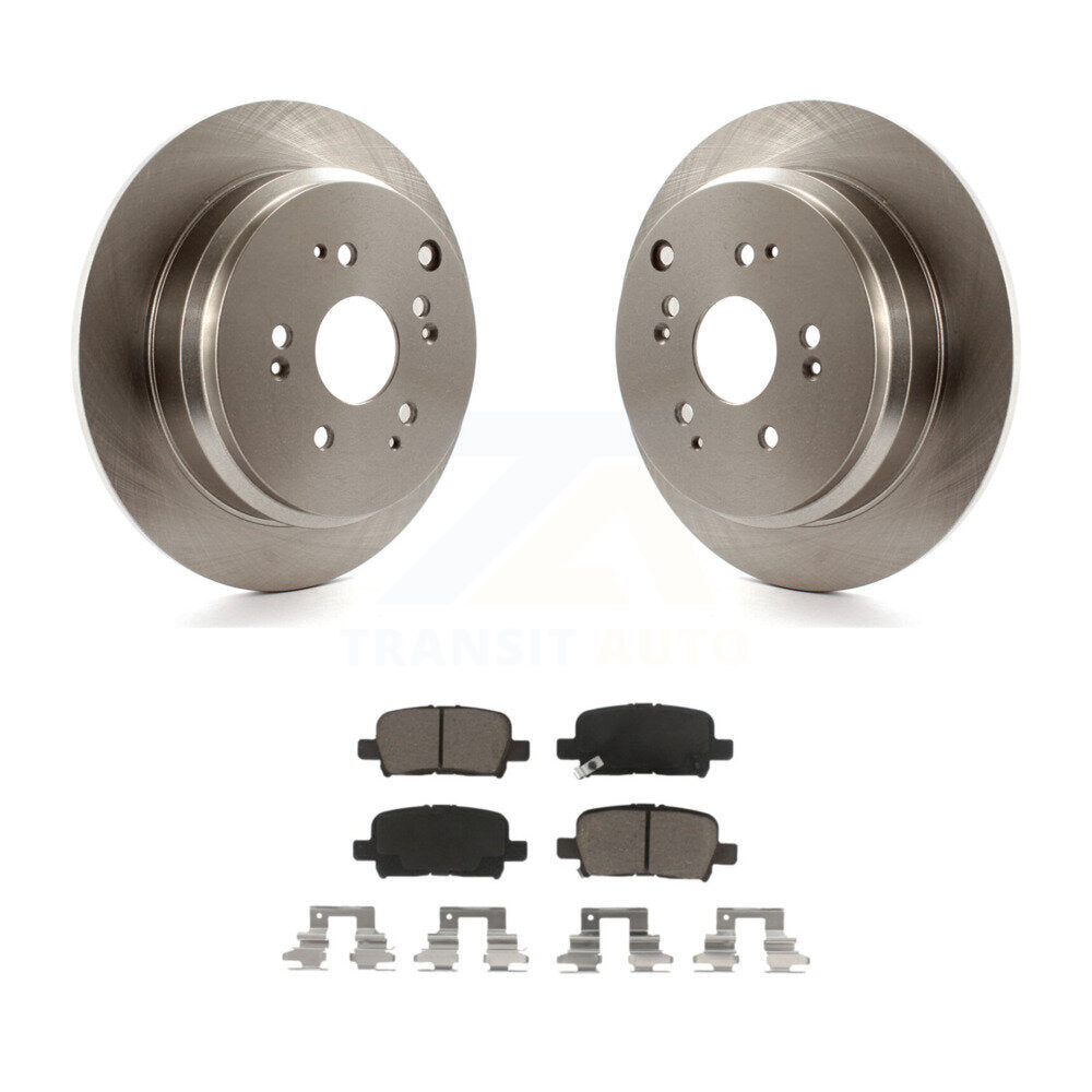 Kit de disques de frein à disque arrière et plaquettes en céramique pour Honda Odyssey 2002-2004