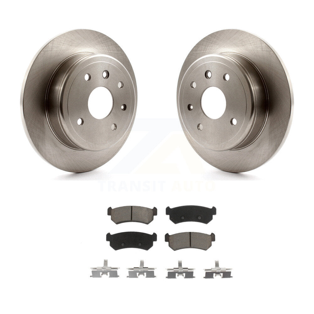 Kit de disques de frein à disque arrière et plaquettes en céramique pour Chevrolet Optra K8C-101878