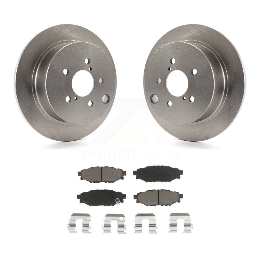 Rotor de frein à disque arrière et Kit de plaquettes en céramique pour Subaru Crosstrek Impreza Forester X