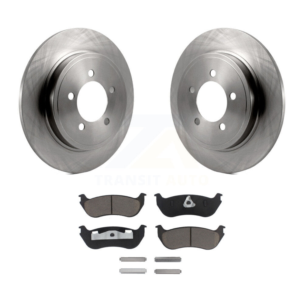 Rotors de frein à disque arrière et Kit de plaquettes en céramique pour Ford Explorer Mercury Mountainee