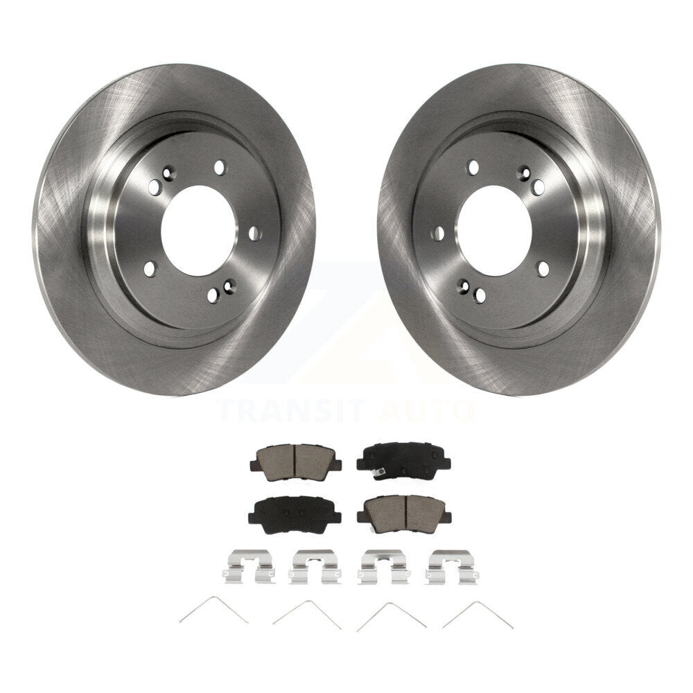 Kit de disques de frein à disque arrière et plaquettes en céramique, pour Hyundai Ioniq Kia Niro