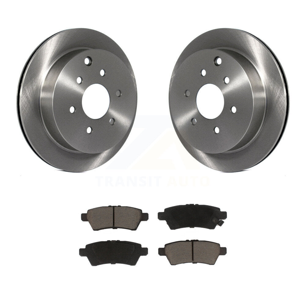 Kit de disques de frein à disque arrière et plaquettes en céramique pour Nissan Xterra 2006-2007