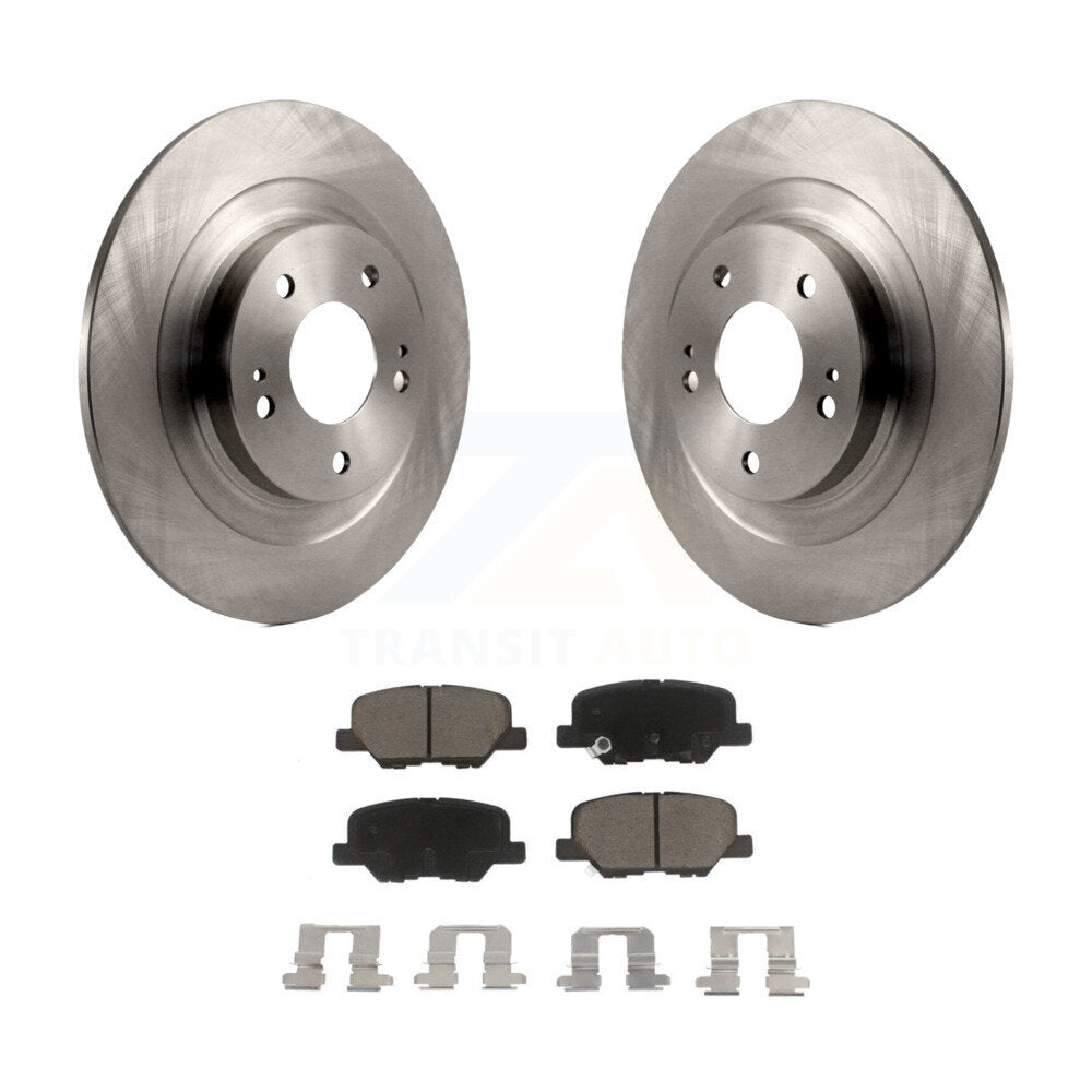 Rotors de frein à disque arrière et Kit de plaquettes en céramique pour Mitsubishi RVR Outlander PHEV Spor