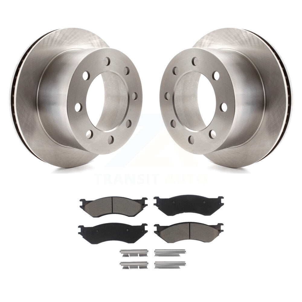 Kit de rotors de frein à disque arrière et plaquettes en céramique pour Dodge Ram 2001 2002 2500 3500