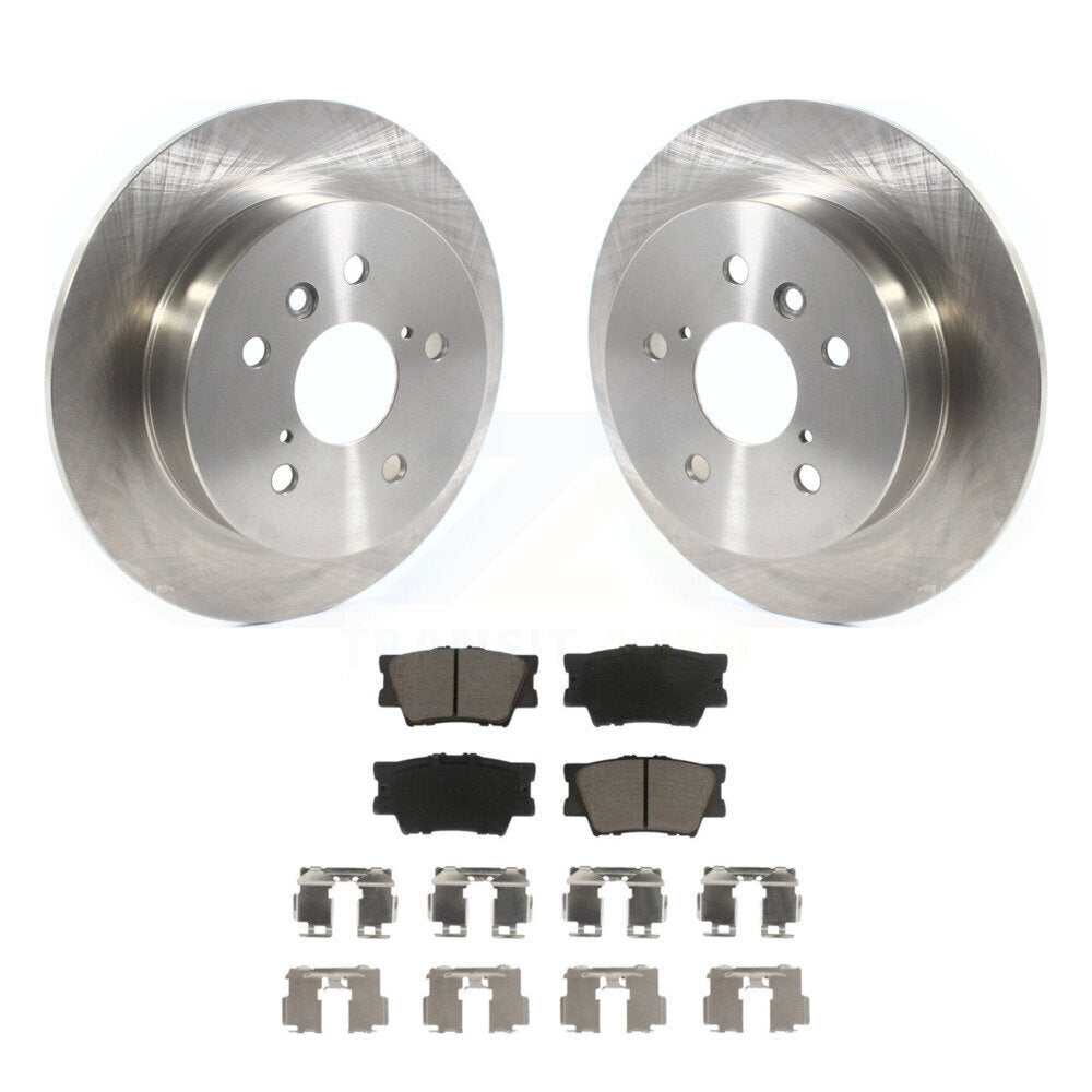 Kit de disques de frein à disque arrière et plaquettes en céramique pour Toyota Camry K8C-101906