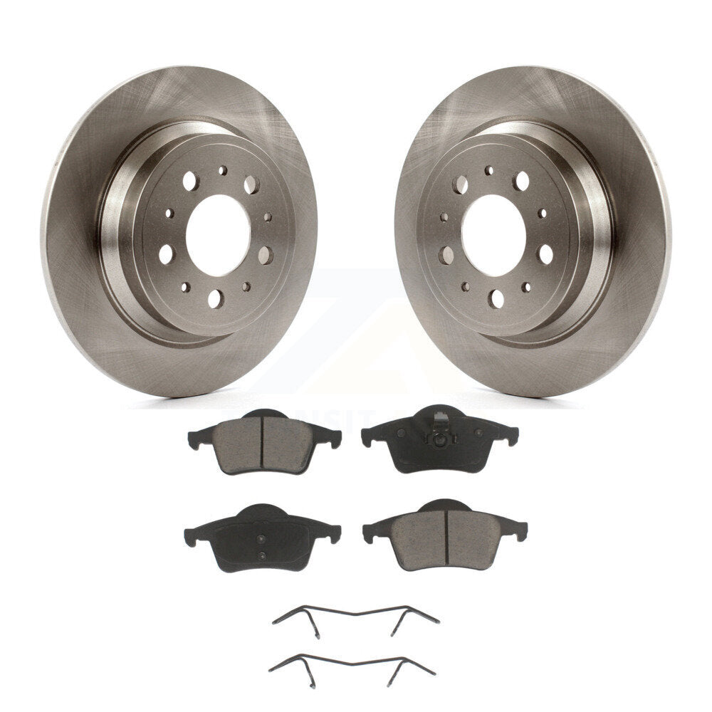 Kit de disques de frein à disque arrière et plaquettes en céramique, pour Volvo S60 XC70 V70 S80