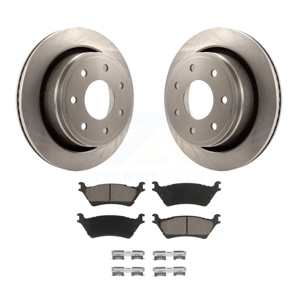 Kit de plaquettes en céramique pour Rotor de frein à disque arrière, pour Ford F-150 2012 – 2014, avec roue à 7 écrous