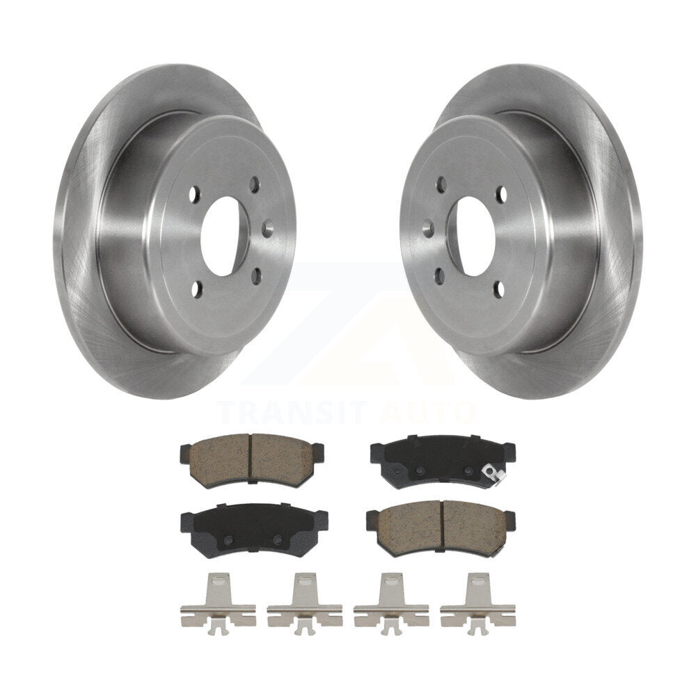 Kit de disques de frein à disque arrière et plaquettes en céramique pour Chevrolet Spark EV K8C-101917