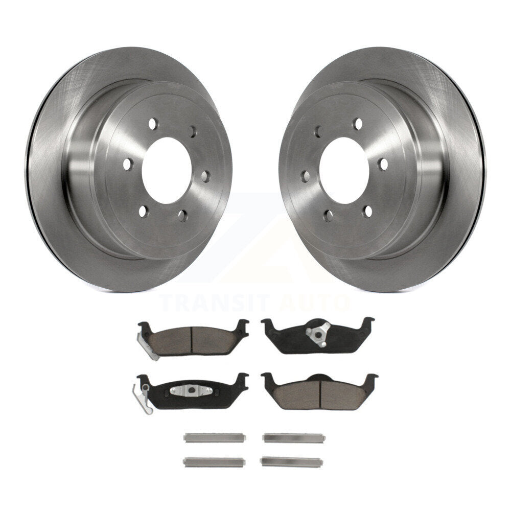 Kit de rotors de frein à disque arrière et plaquettes en céramique pour Ford F-150 Lincoln Mark LT