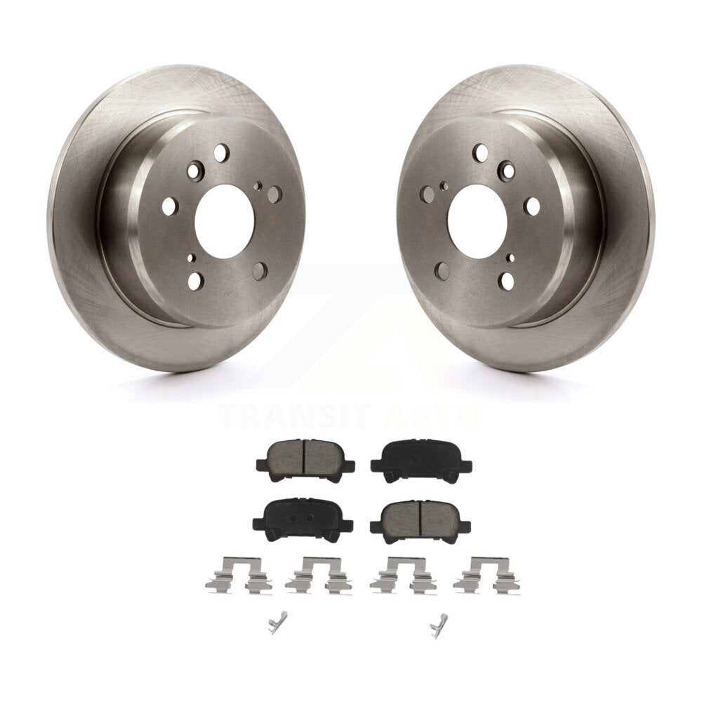 Kit de rotors de frein à disque arrière et plaquettes en céramique pour Toyota Camry Solara Avalon