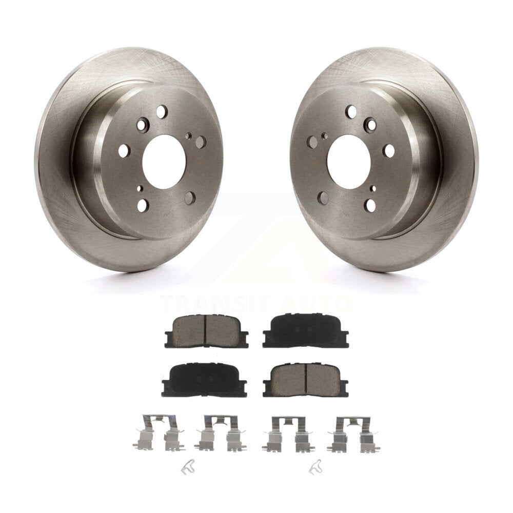 Kit de rotors de frein à disque arrière et plaquettes en céramique, pour Toyota Camry Lexus ES330 ES300
