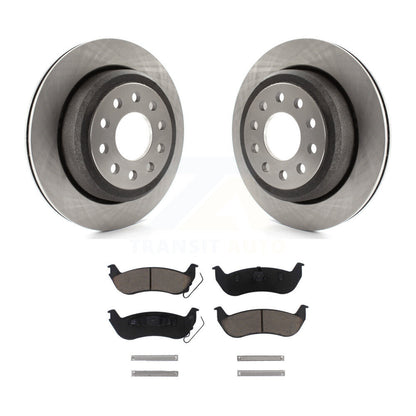 Kit de rotors de frein à disque arrière et plaquettes en céramique pour Lincoln Town Car Seda 2003-2011