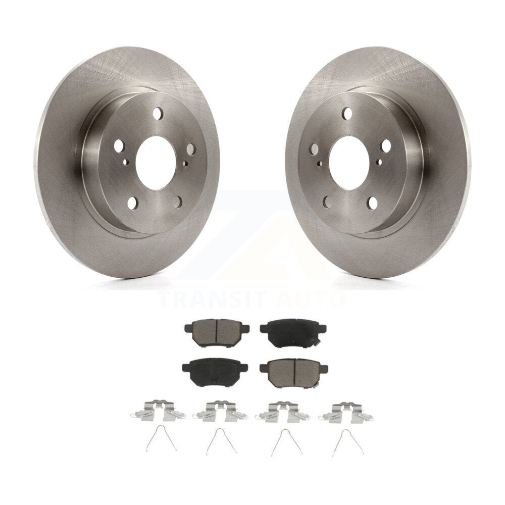 Kit de disques de frein à disque arrière et plaquettes en céramique pour Scion tC 2011-2016 K8C-101932