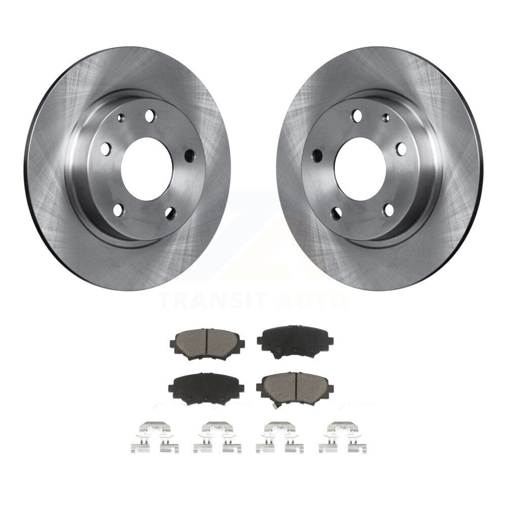 Kit de disques de frein à disque arrière et plaquettes en céramique pour Mazda 3 Sport K8C-101935