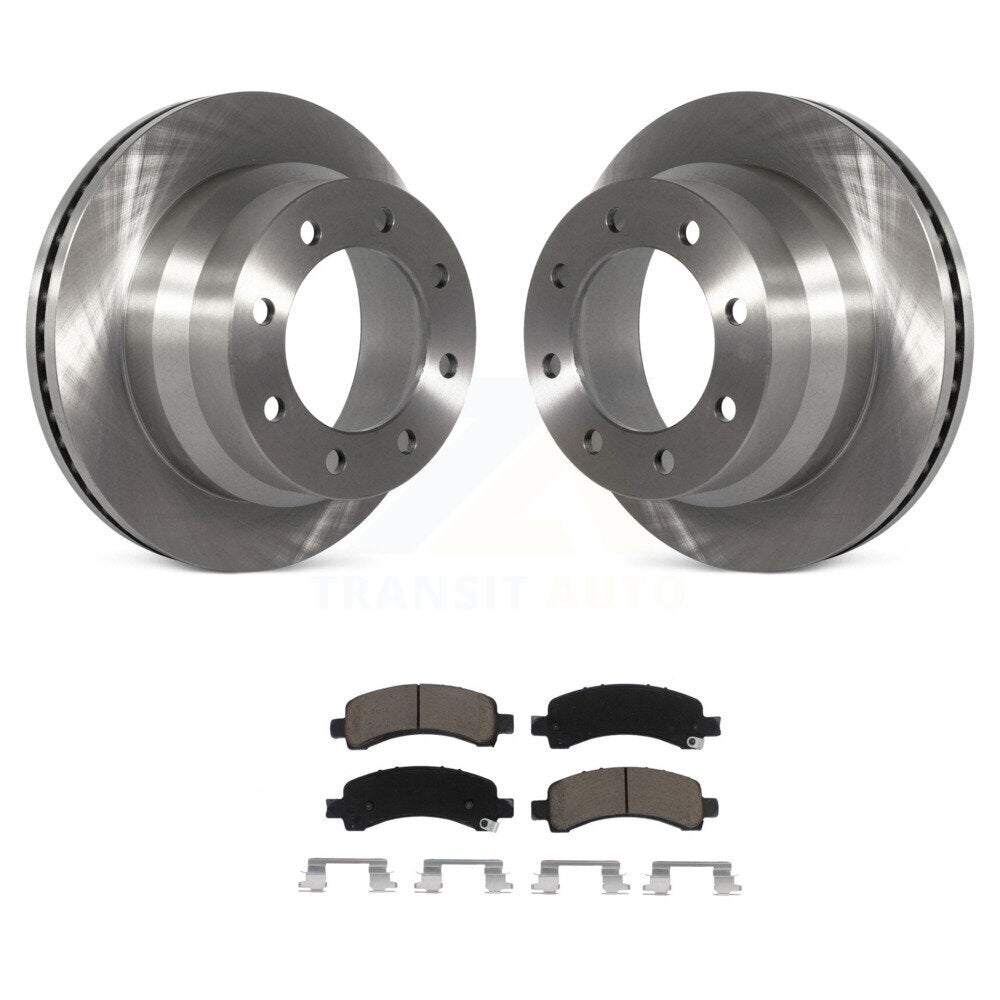 Kit de disques de frein à disque arrière et plaquettes en céramique pour Chevrolet Express 4500