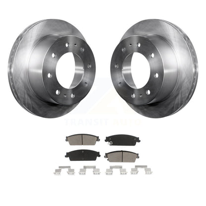 Kit de rotor de frein à disque arrière et de plaquettes en céramique pour Chevrolet Silverado 2011 Hybri 1500