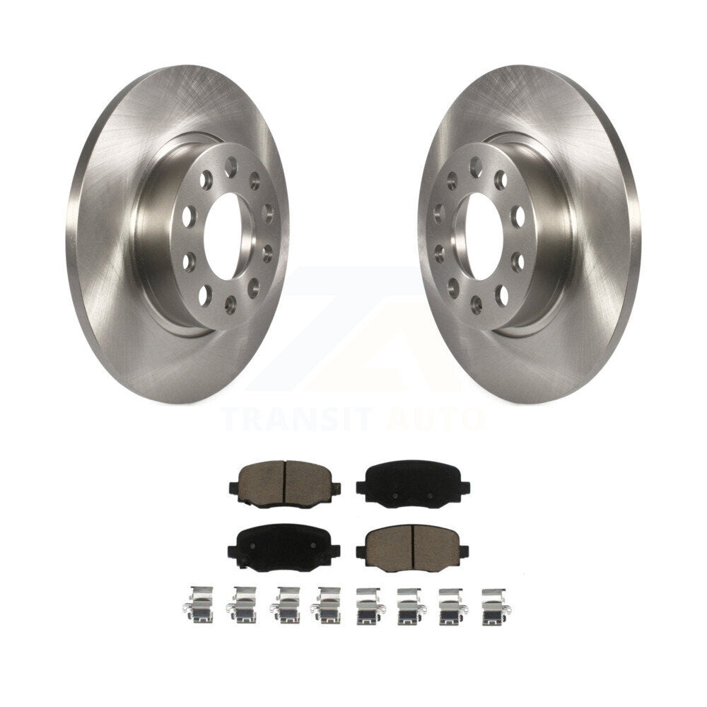 Kit de rotors de frein à disque arrière et plaquettes en céramique pour Jeep Renegade Fiat 500X