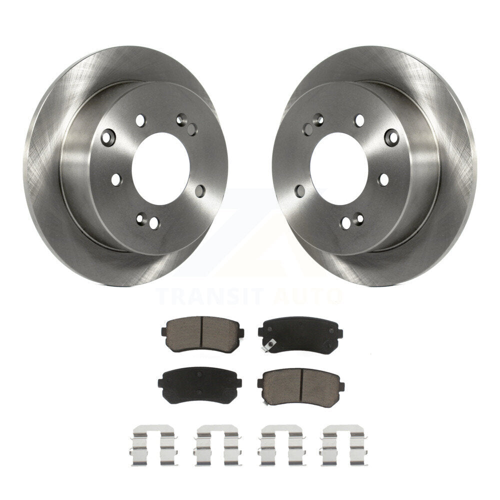 Kit de rotors de frein à disque arrière et plaquettes en céramique, pour Kia Forte koup Forte5 K8C-10195