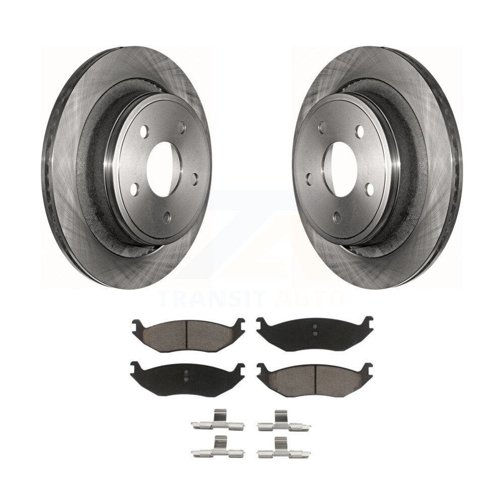 Kit de rotor de frein arrière et de plaquettes en céramique pour Ram 1500 Classic Dodge Durango Chrysler
