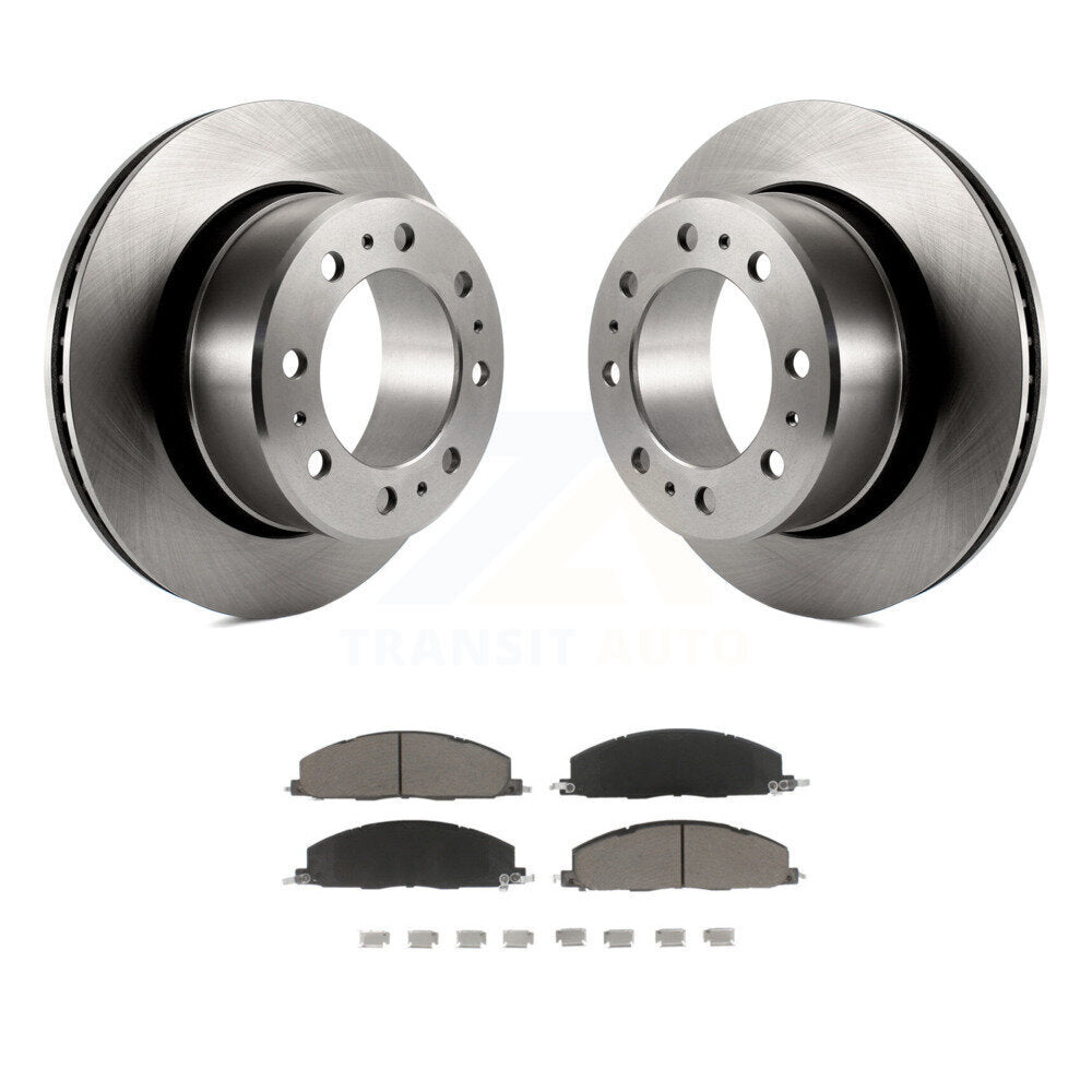Kit de rotors de frein à disque arrière et plaquettes en céramique pour Ram 3500 2500 1500 Dodge