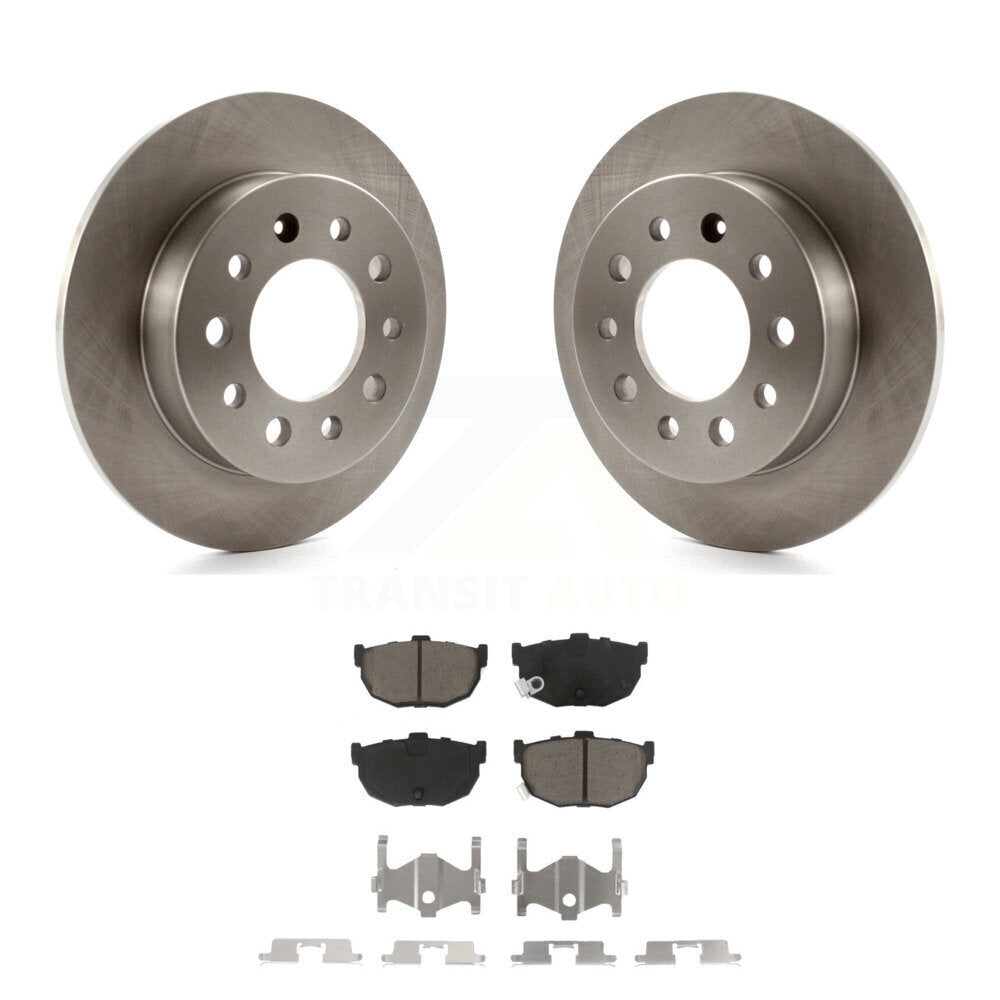Kit de rotors de frein à disque arrière et plaquettes en céramique pour Hyundai Tiburon 2003-2008