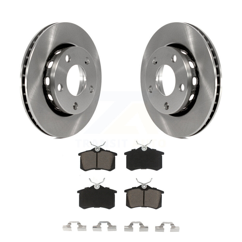 Kit de disques de frein à disque arrière et plaquettes en céramique pour Audi S4 2000-2001 K8C-101967
