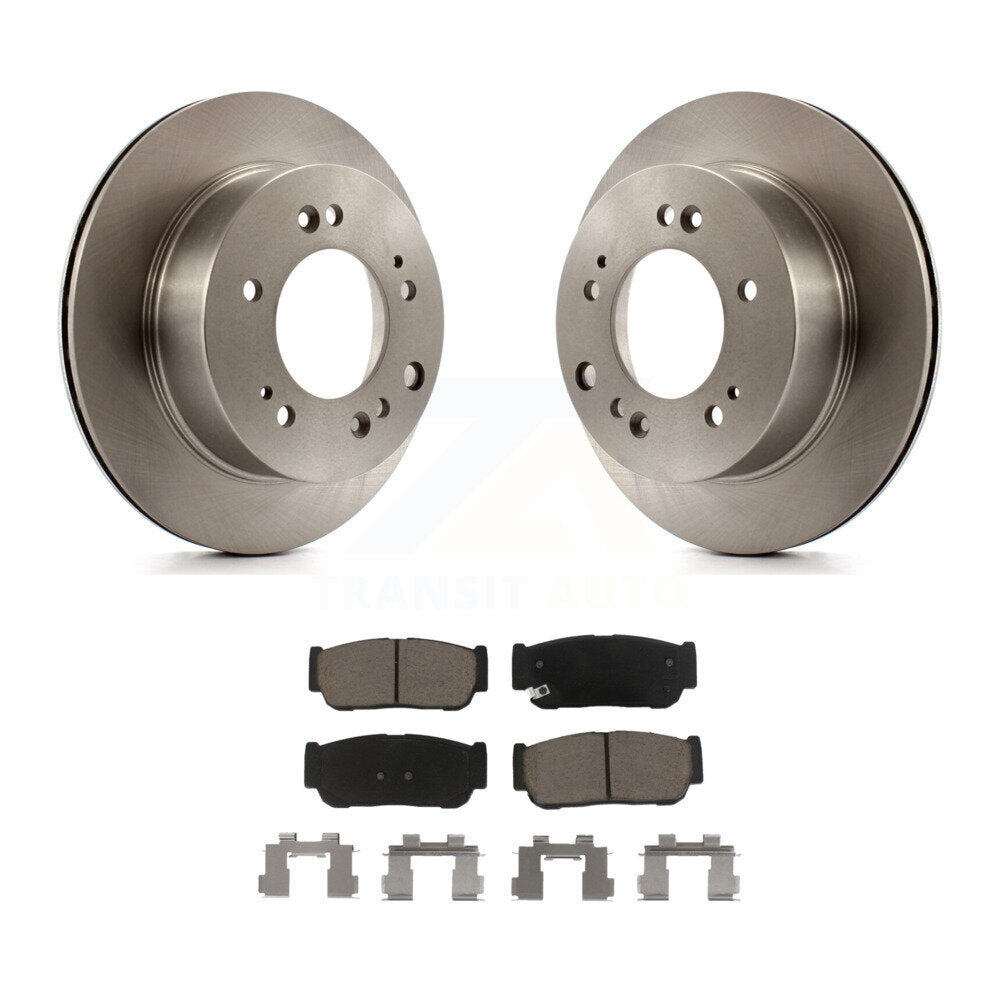 Kit de rotors de frein à disque arrière et de plaquettes en céramique pour Kia Sorento 2007 – 2009 K8C-10196