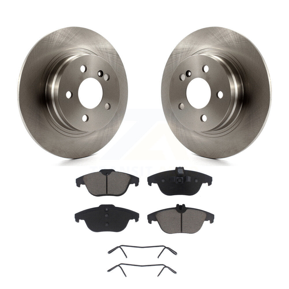 Kit de rotors de frein à disque arrière et plaquettes en céramique pour Mercedes-Benz C300 C250 C230