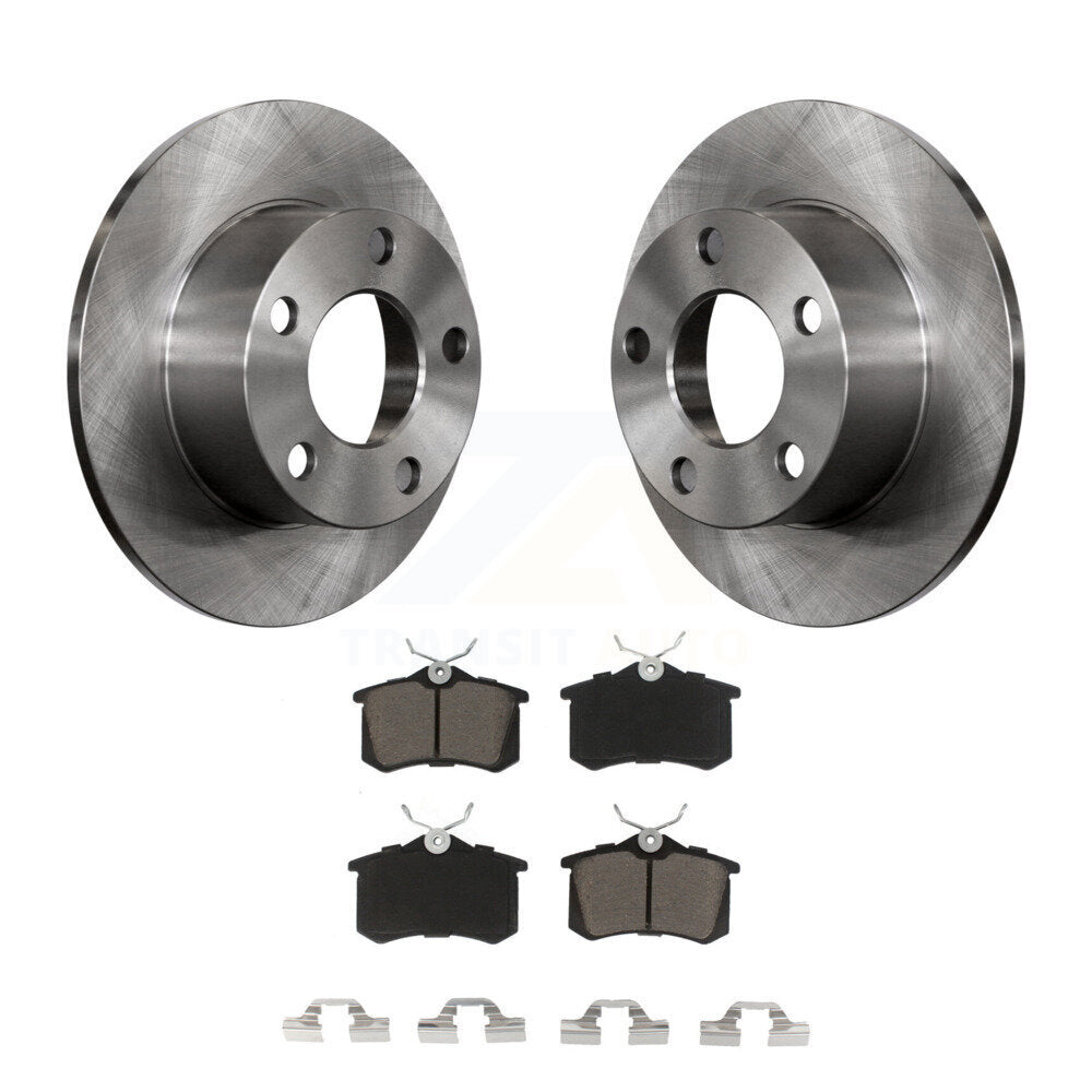 Kit de disques de frein à disque arrière et plaquettes en céramique, pour Volkswagen Passat Audi A6