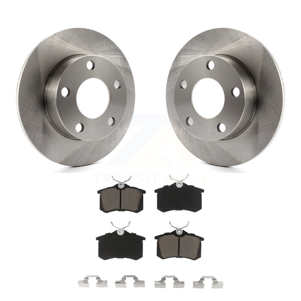 Rotors de frein à disque arrière et Kit de plaquettes en céramique pour Volkswagen Passat Audi A4 Quattr