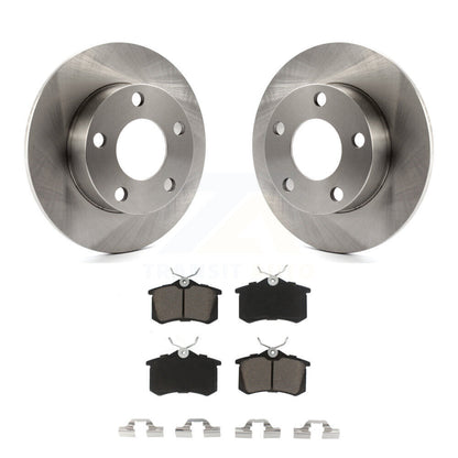 Rotors de frein à disque arrière et Kit de plaquettes en céramique pour Volkswagen Passat Audi A4 Quattr