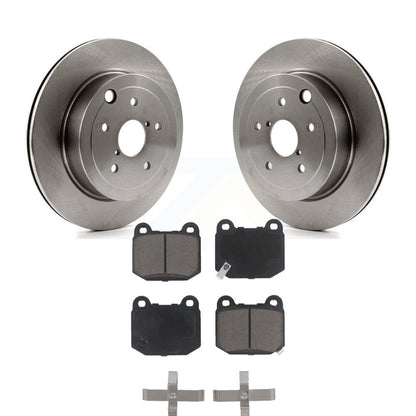 Kit de disques de frein à disque arrière et plaquettes en céramique pour Subaru Impreza WRX STI