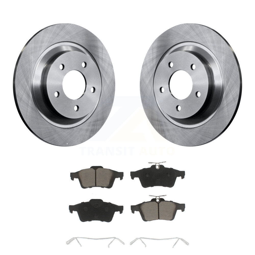 Kit de disques de frein à disque arrière et plaquettes en céramique pour Mazda 5 K8C-101982