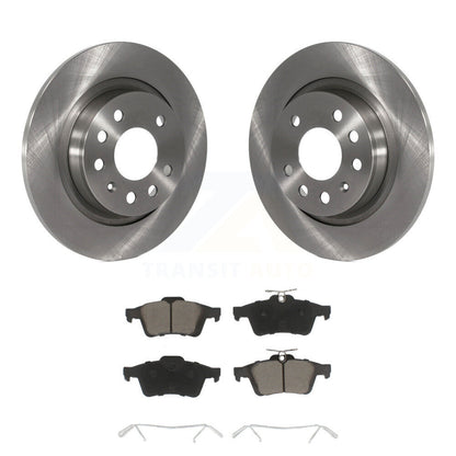 Kit de rotors de frein à disque arrière et plaquettes en céramique pour Saab 9-3 9-3X avec rotor solide